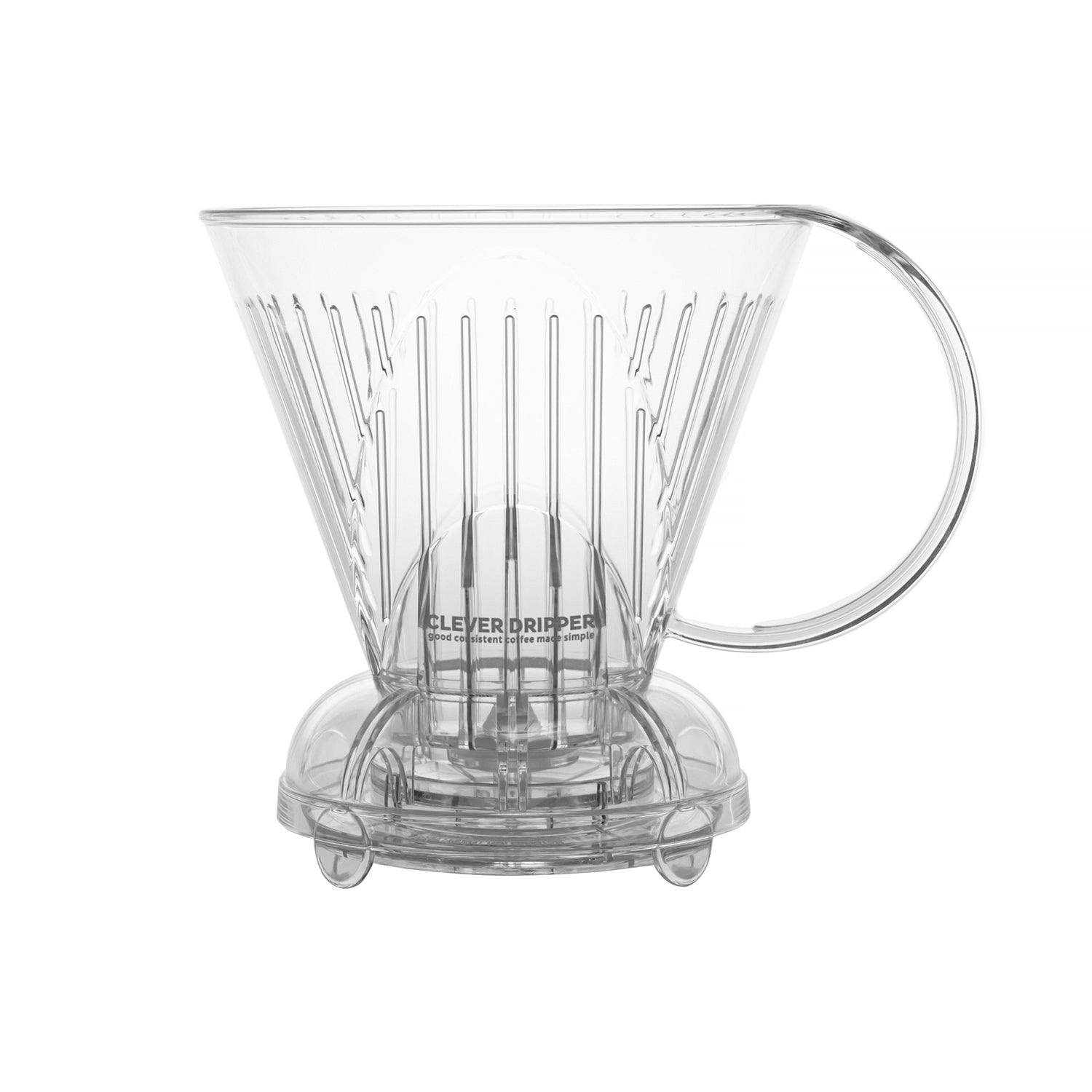 Clever Dripper - L 500ml Trasparente + 100 Filtri