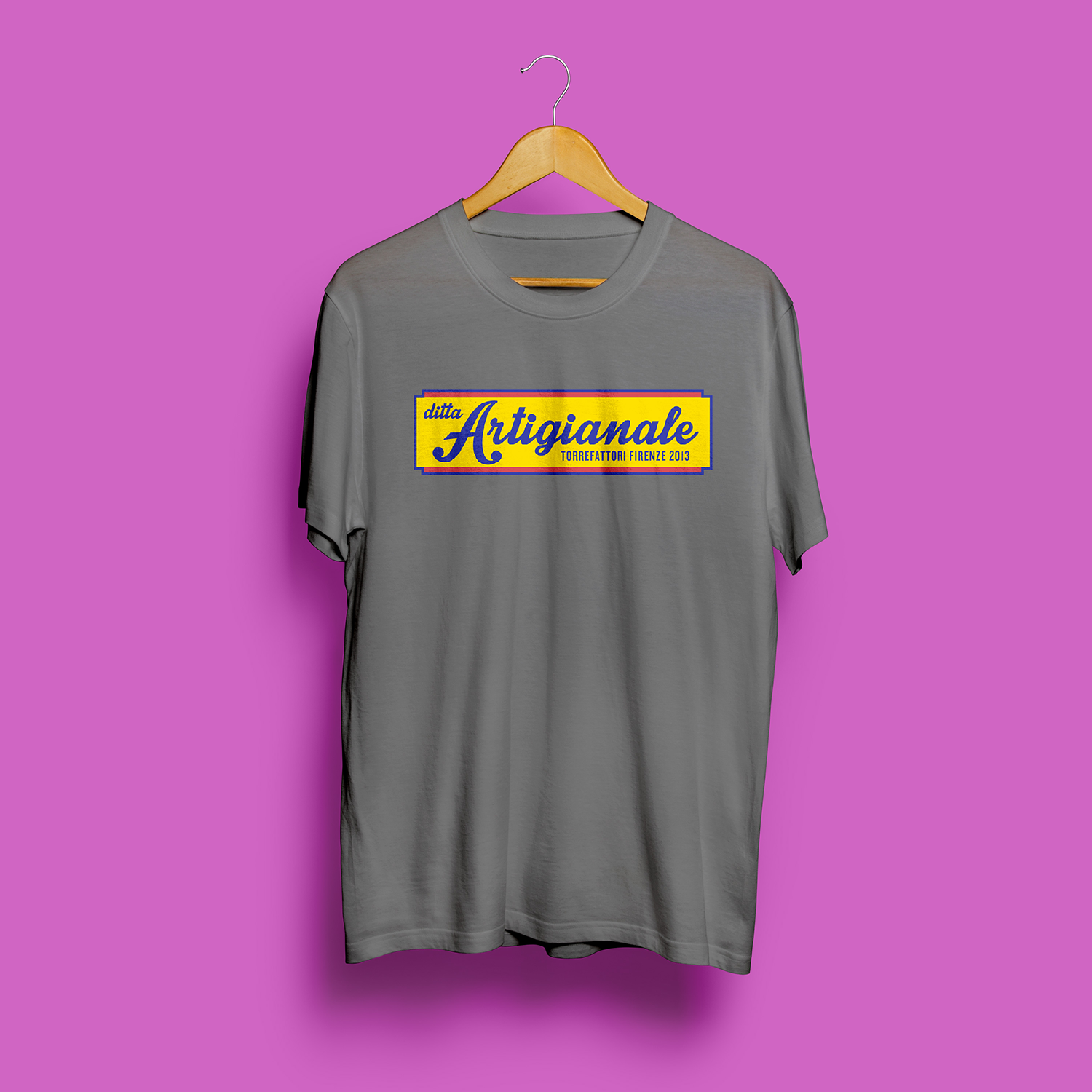 Gray T-shirt with Company Logo